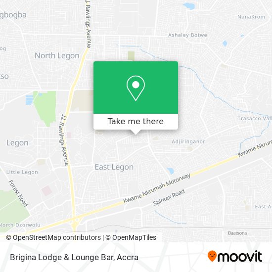 Brigina Lodge & Lounge Bar map