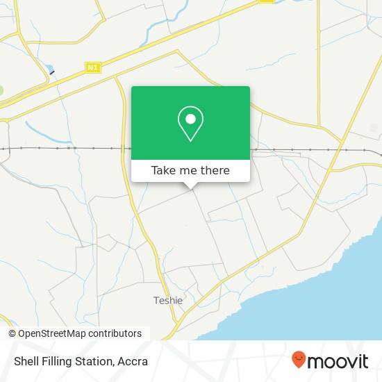 Shell Filling Station map