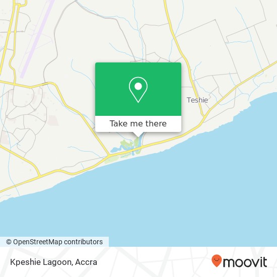Kpeshie Lagoon map
