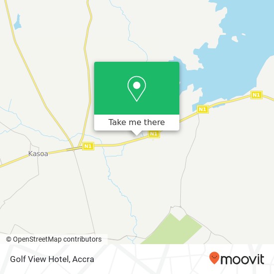 Golf View Hotel map