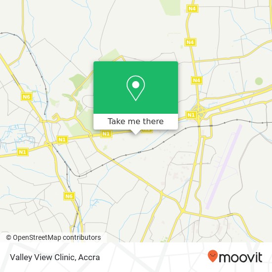 Valley View Clinic map