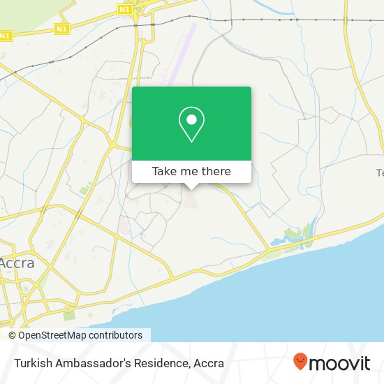 Turkish Ambassador's Residence map