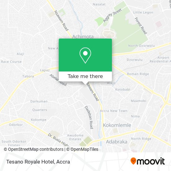 Tesano Royale Hotel map