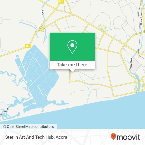 Sterlin Art And Tech Hub map