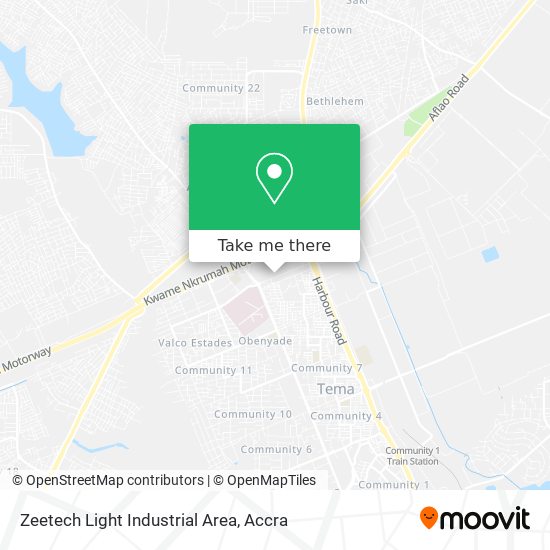 Zeetech Light Industrial Area map
