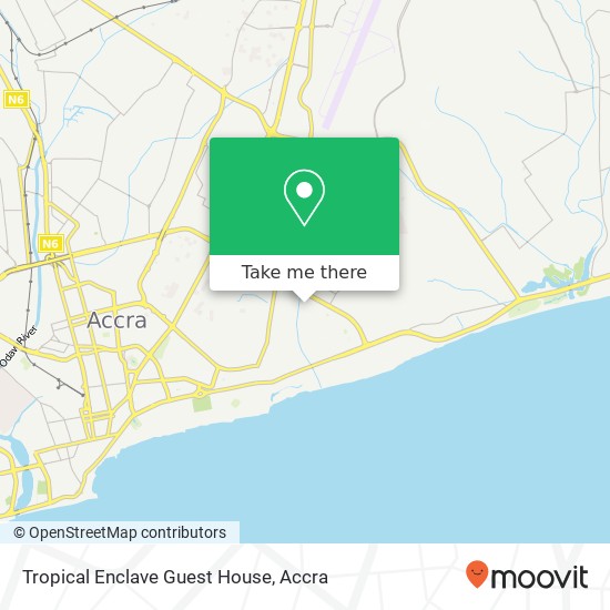 Tropical Enclave Guest House map