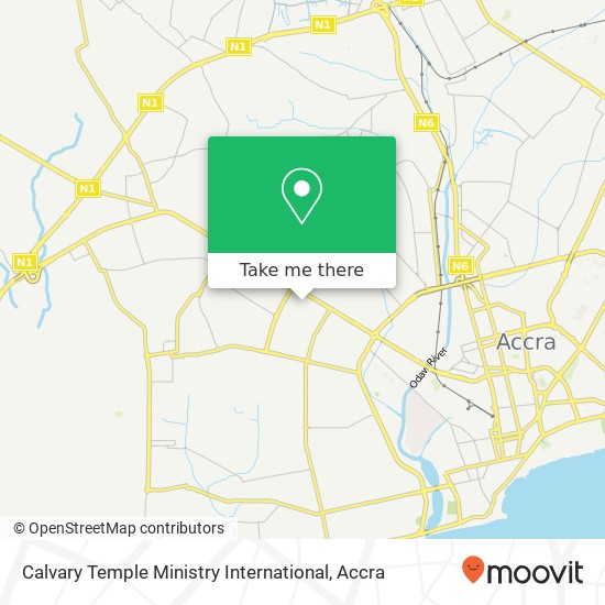 Calvary Temple Ministry International map