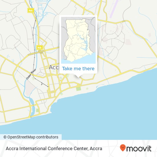 Accra International Conference Center map