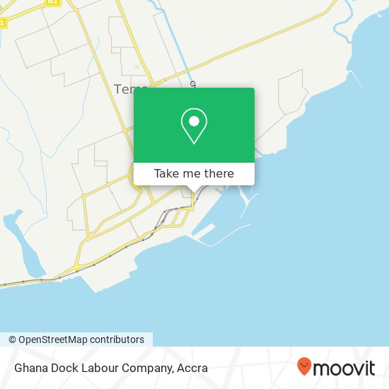 Ghana Dock Labour Company map