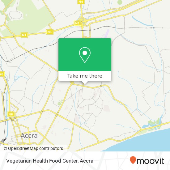 Vegetarian Health Food Center map