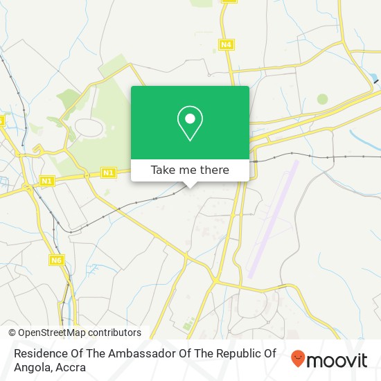 Residence Of The Ambassador Of The Republic Of Angola map