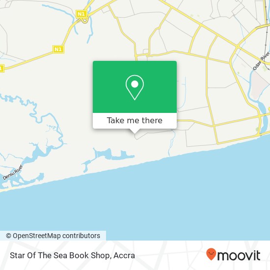 Star Of The Sea Book Shop map