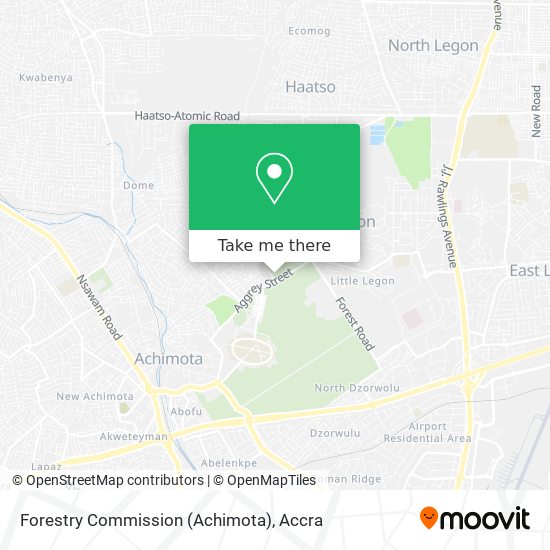 Forestry Commission (Achimota) map