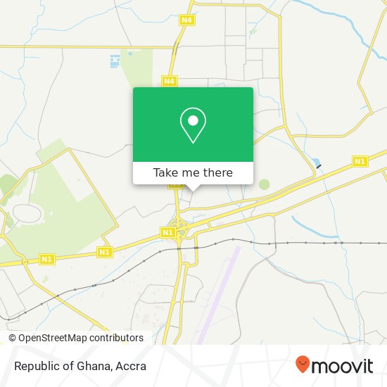 Republic of Ghana map