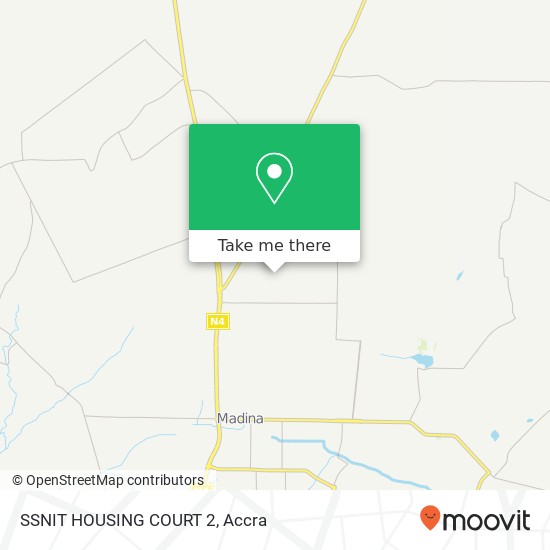 SSNIT HOUSING COURT 2 map