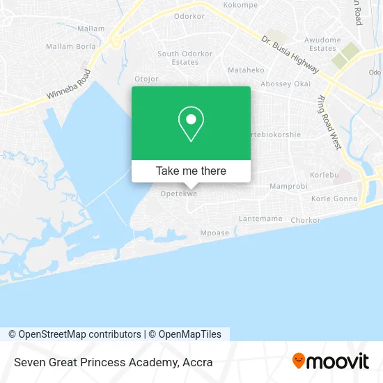 Seven Great Princess Academy map