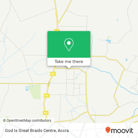 God Is Great Braids Centre map