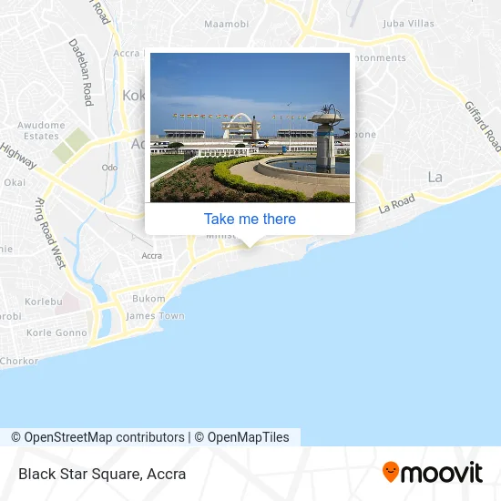 Black Star Square map