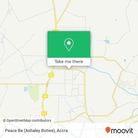 Peace Be (Ashaley Botwe) map