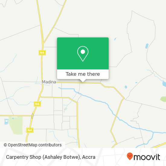 Carpentry Shop (Ashaley Botwe) map