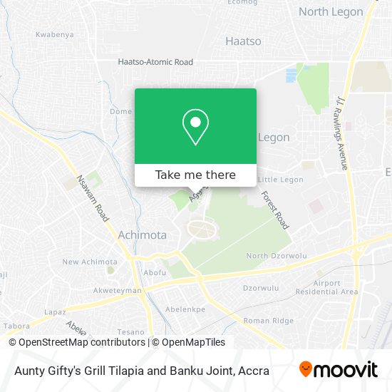 Aunty Gifty's Grill Tilapia and Banku Joint map