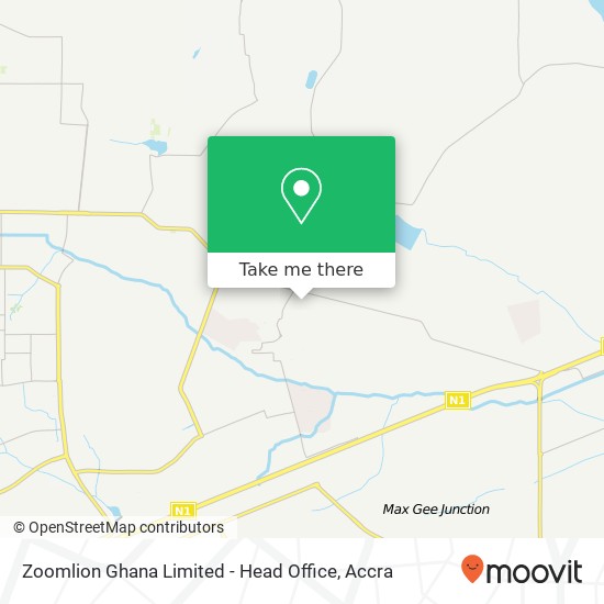 Zoomlion Ghana Limited - Head Office map