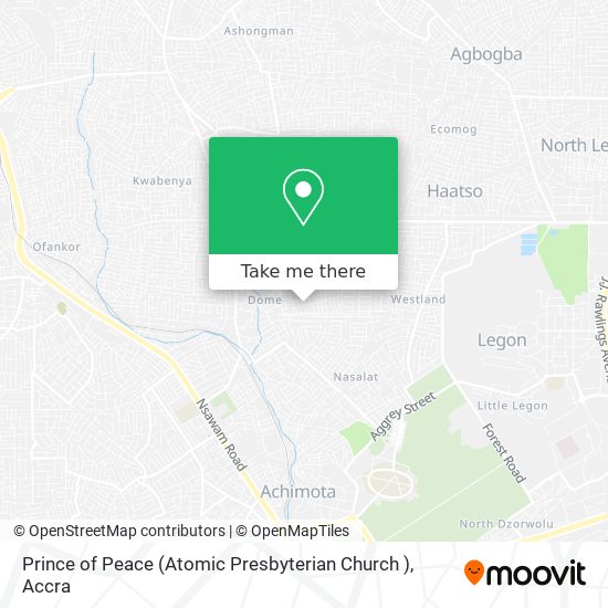 Prince of Peace (Atomic Presbyterian Church ) map