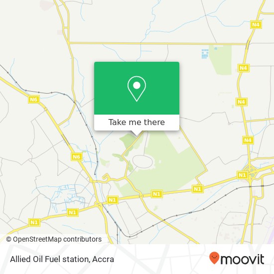 Allied Oil Fuel station map