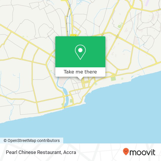 Pearl Chinese Restaurant, Commercial Street Accra, Accra Metropolis map