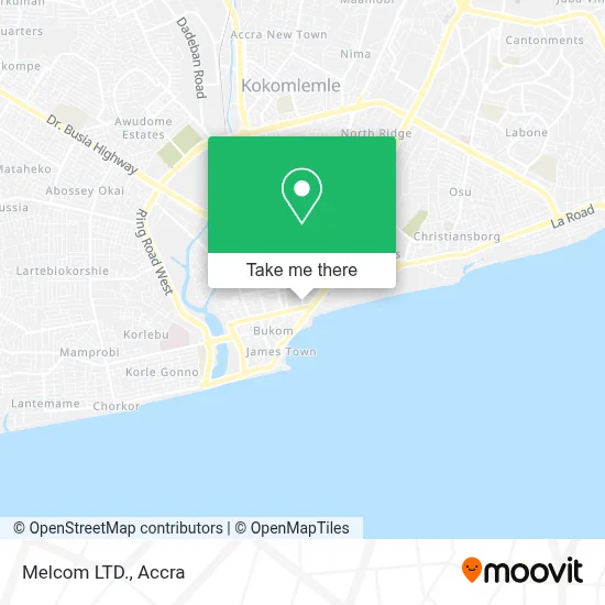 Melcom LTD. map