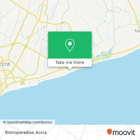 Bistroparadise, Fourth Otswe Street Accra, Accra Metropolis map