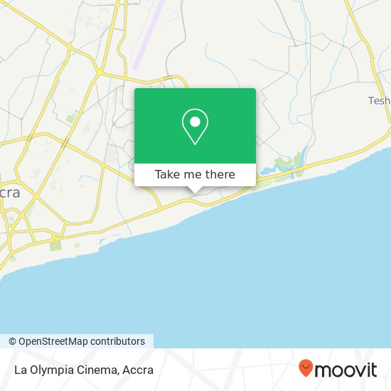 La Olympia Cinema map