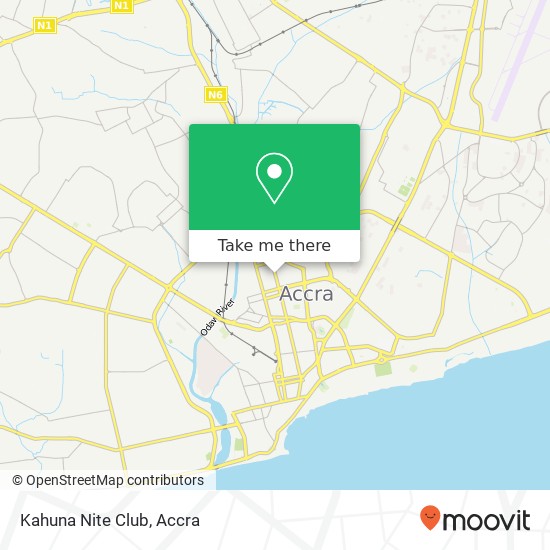 Kahuna Nite Club map