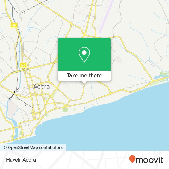 Haveli, Ring Road East Accra, Accra Metropolis map