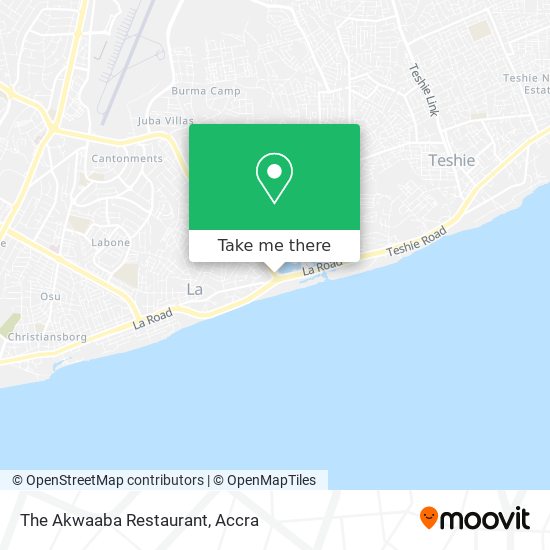 The Akwaaba Restaurant map