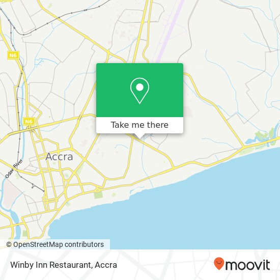 Winby Inn Restaurant, Ring Close Accra, Accra Metropolis map