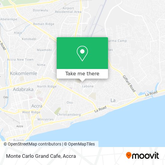 Monte Carlo Grand Cafe map