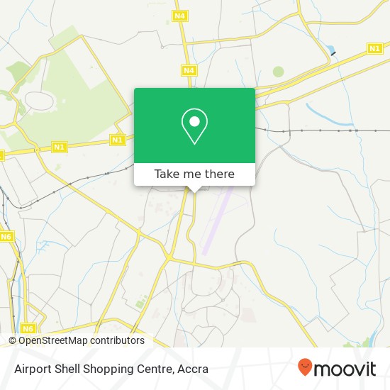 Airport Shell Shopping Centre map