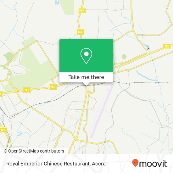 Royal Emperior Chinese Restaurant, Liberation Road Accra, Accra Metropolis map