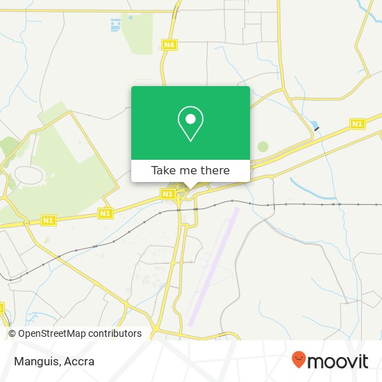 Manguis, Accra, Accra Metropolis map