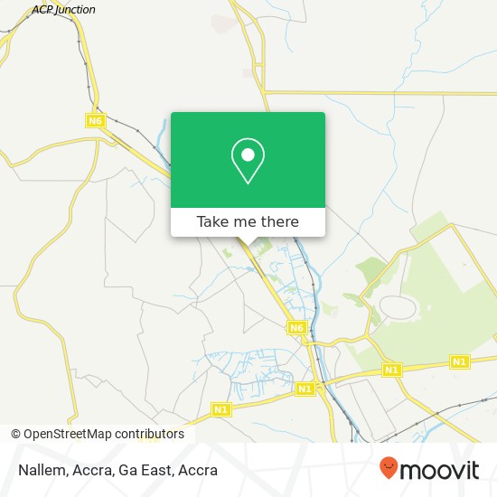 Nallem, Accra, Ga East map