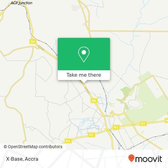 X-Base, Accra, Ga East map