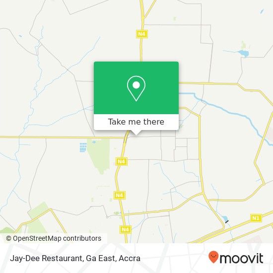 Jay-Dee Restaurant, Ga East map