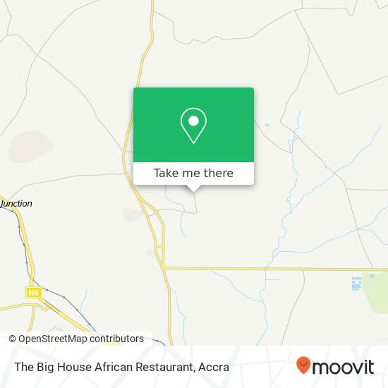 The Big House African Restaurant, Accra, Ga East map