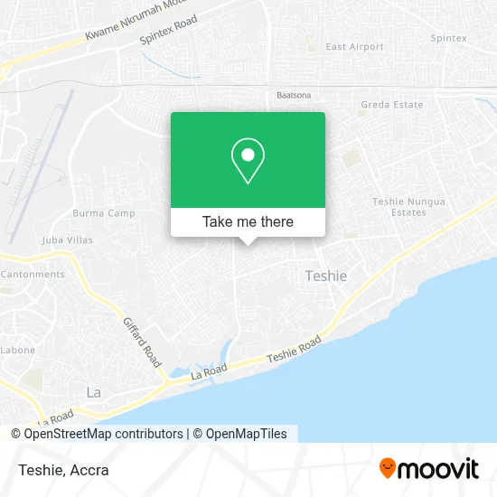 Teshie map