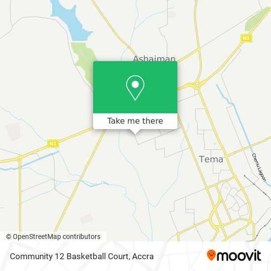 Community 12 Basketball Court map