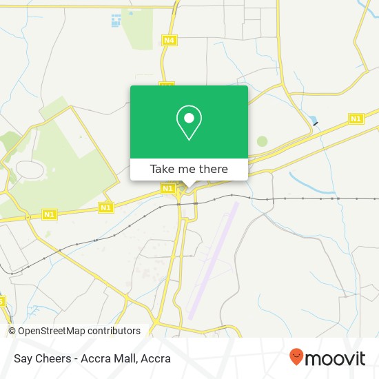 Say Cheers - Accra Mall map