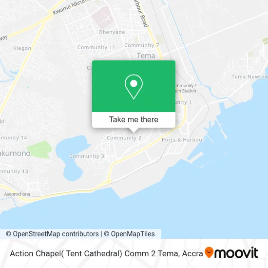 Action Chapel( Tent Cathedral) Comm 2 Tema map