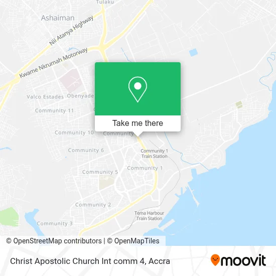 Christ Apostolic Church Int comm 4 map