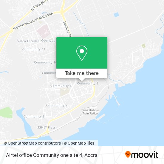 Airtel office Community one site 4 map